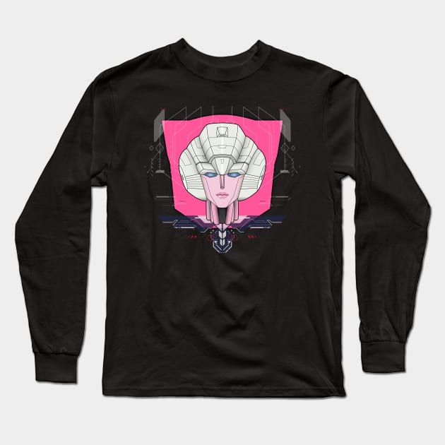 Arcee Bust Long Sleeve T-Shirt by RongWay